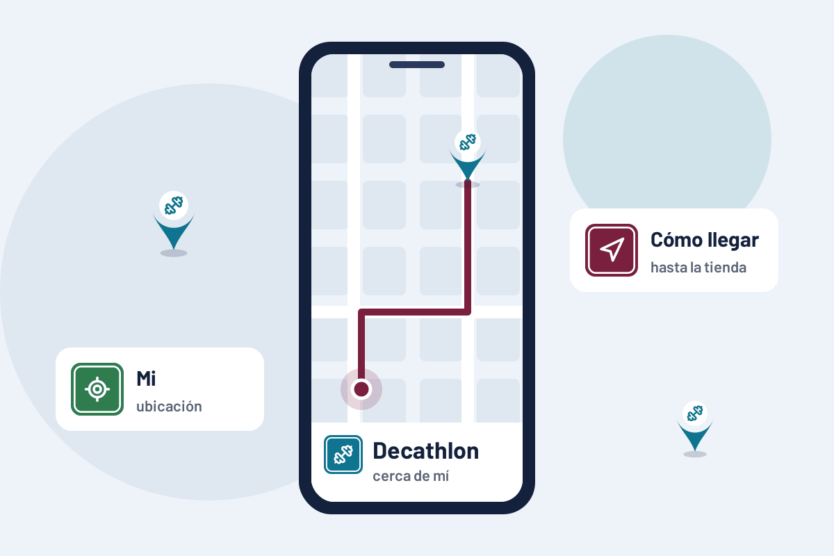 Decathlon cerca de mí: cómo llegar a el Decathlon más cercano desde el móvil