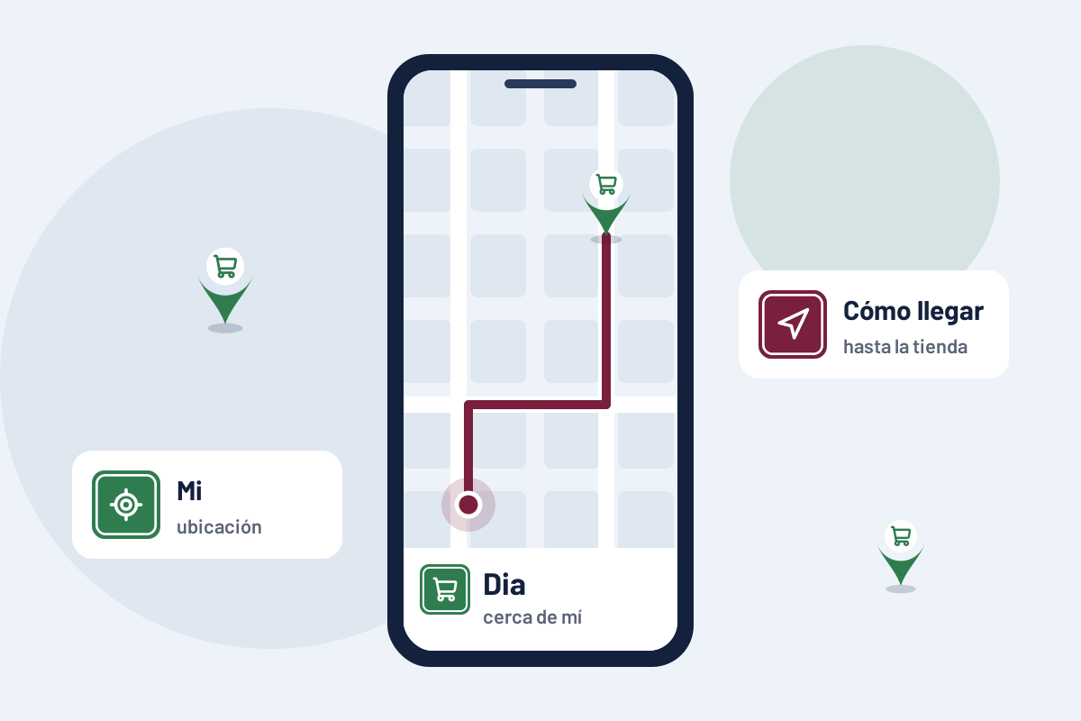 Dia cerca de mí: cómo llegar a el Dia más cercano desde el móvil