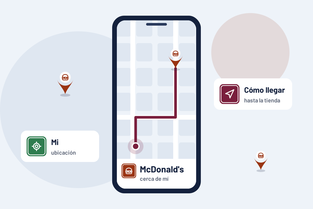 McDonald's cerca de mí: cómo llegar a el McDonald's más cercano desde el móvil