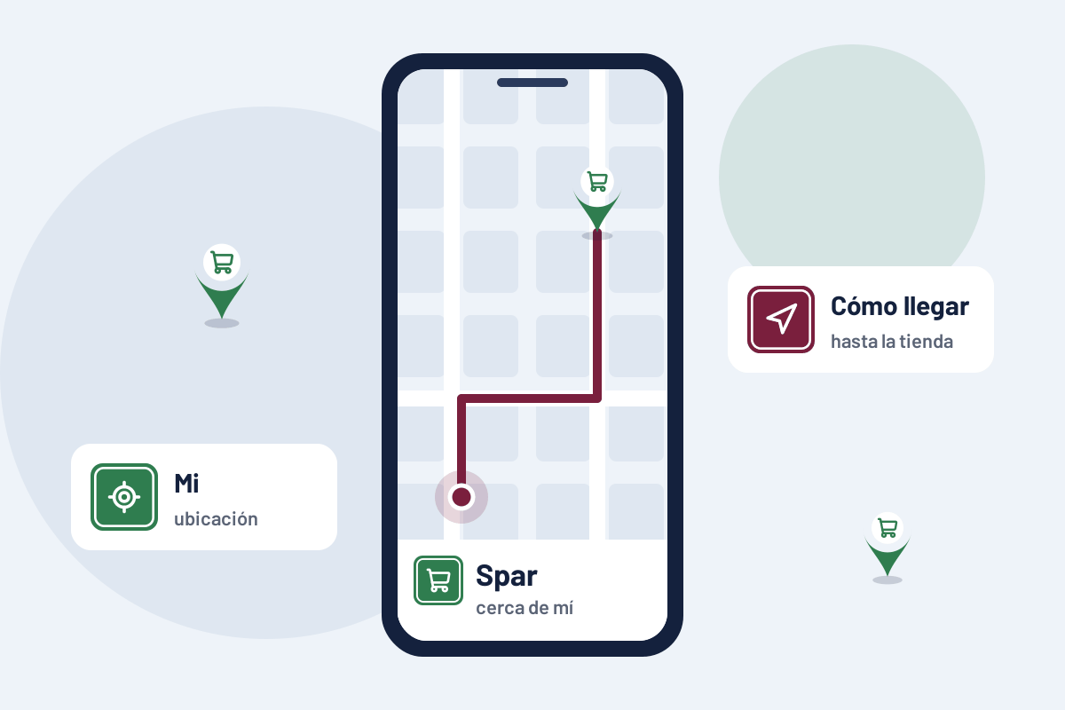 Spar cerca de mí: cómo llegar a el Spar más cercano desde el móvil