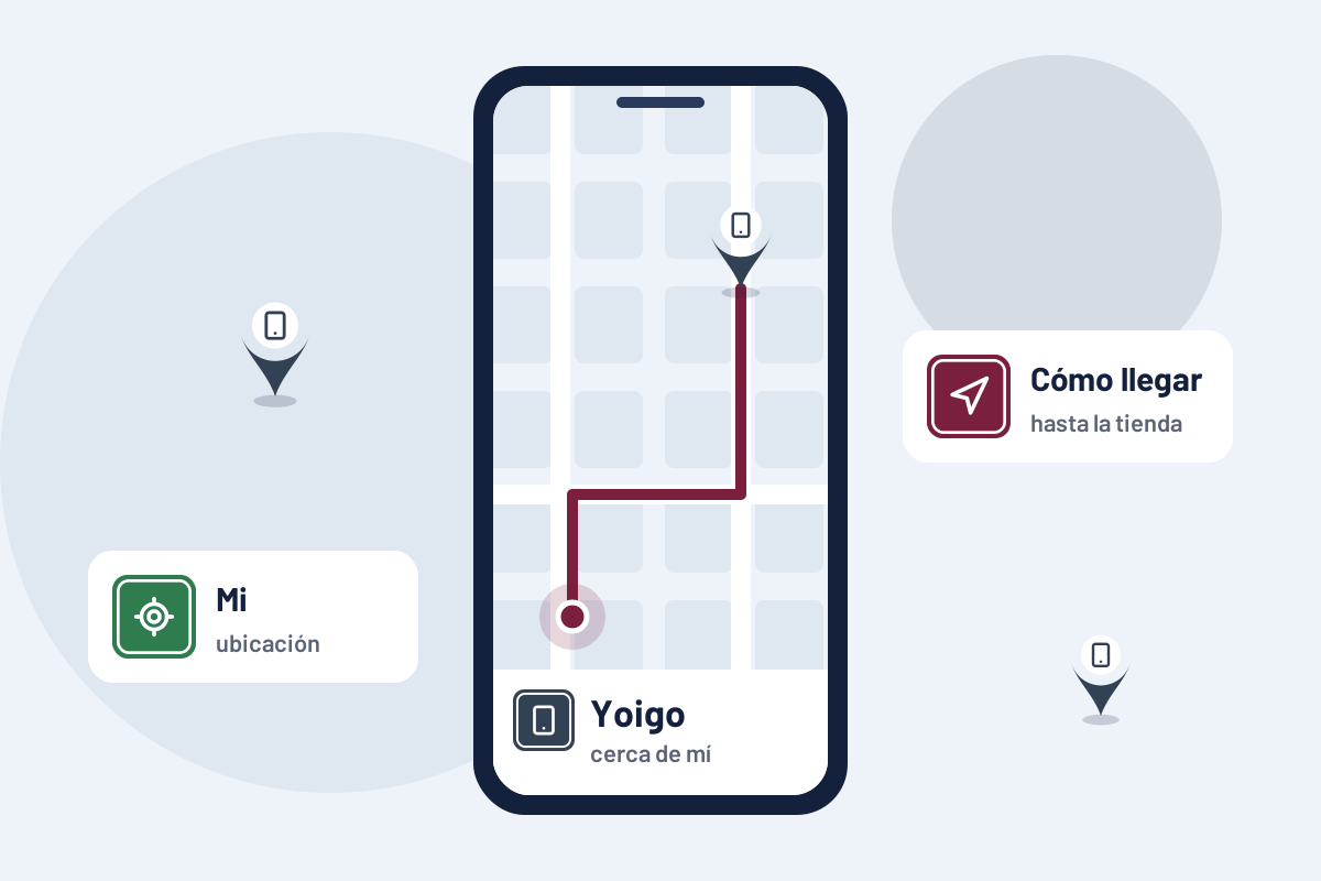 Yoigo cerca de mí: cómo llegar a la tienda Yoigo más cercana desde el móvil