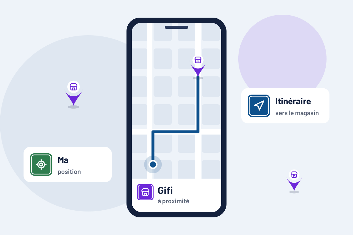 Gifi à proximité : itinéraire vers le magasin Gifi le plus proche sur mobile