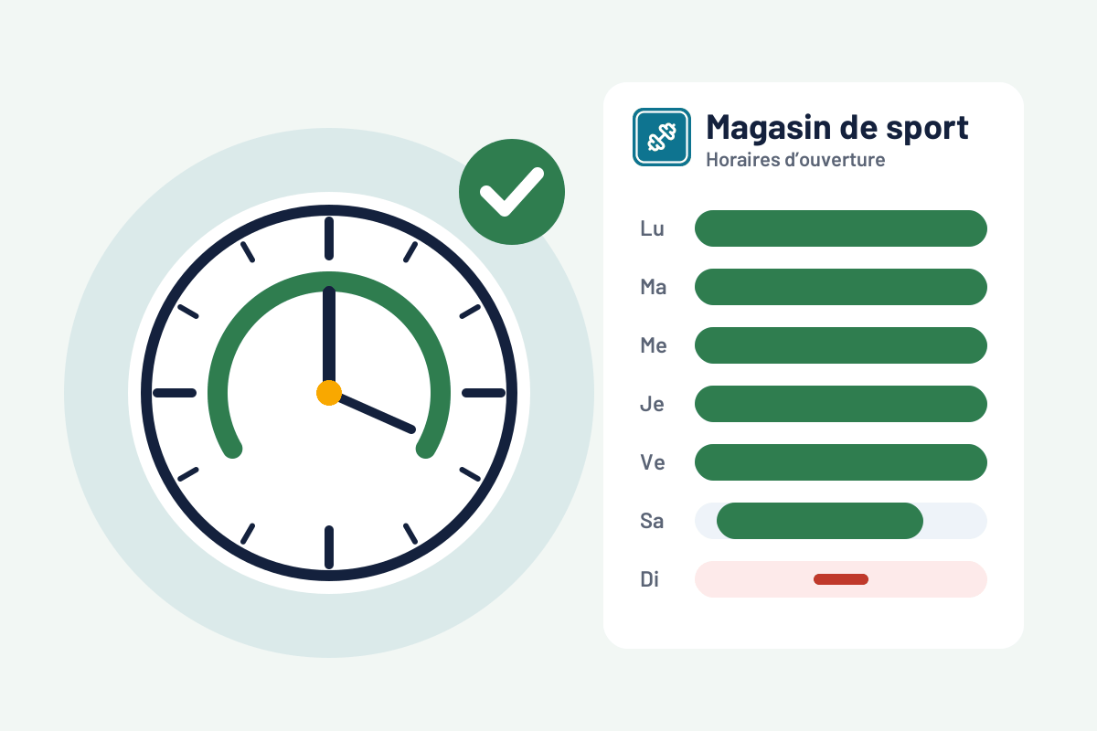 Magasin de sport : horaires d'ouverture aujourd'hui et ce qui est ouvert maintenant