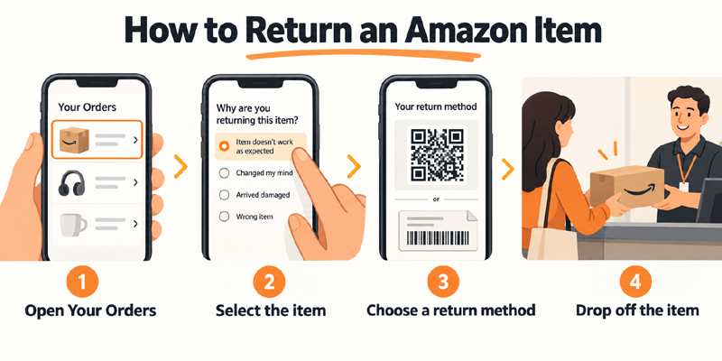 Amazon returns drop-off locations in Australia
