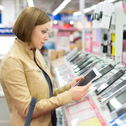 Electronics Store Locations Logo