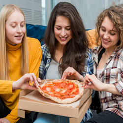 Pizza Store Locations Logo