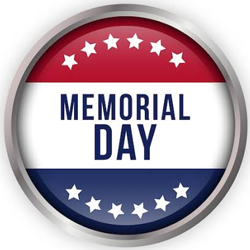 Memorial Day 2027 Sales & Store Hours Logo