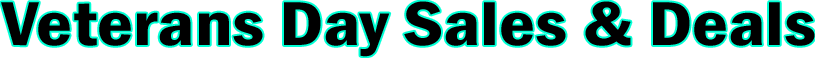 Veterans Day 2026 Sales & Deals Banner