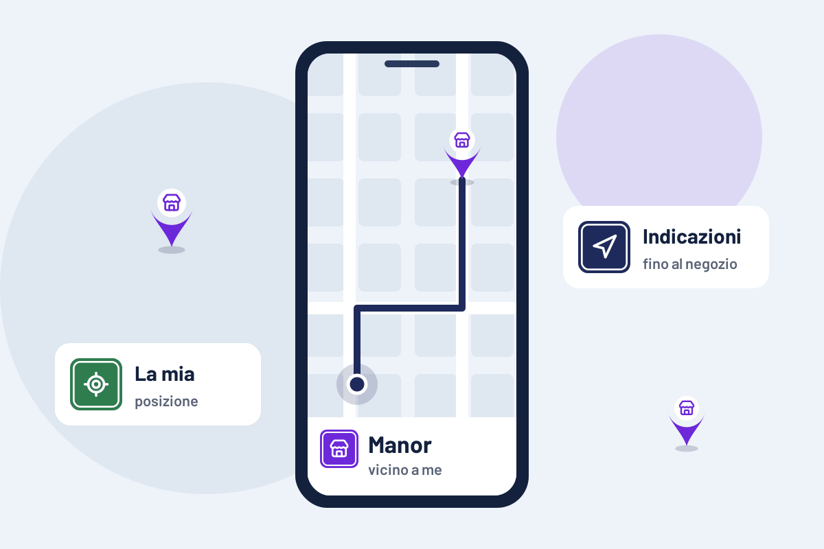 Manor vicino a me: indicazioni per il Manor più vicino sul telefono