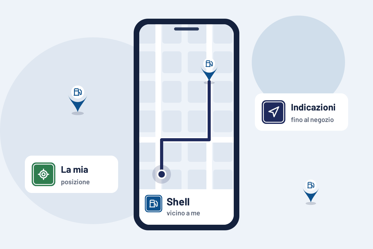Shell vicino a me: indicazioni per il distributore Shell più vicino sul telefono