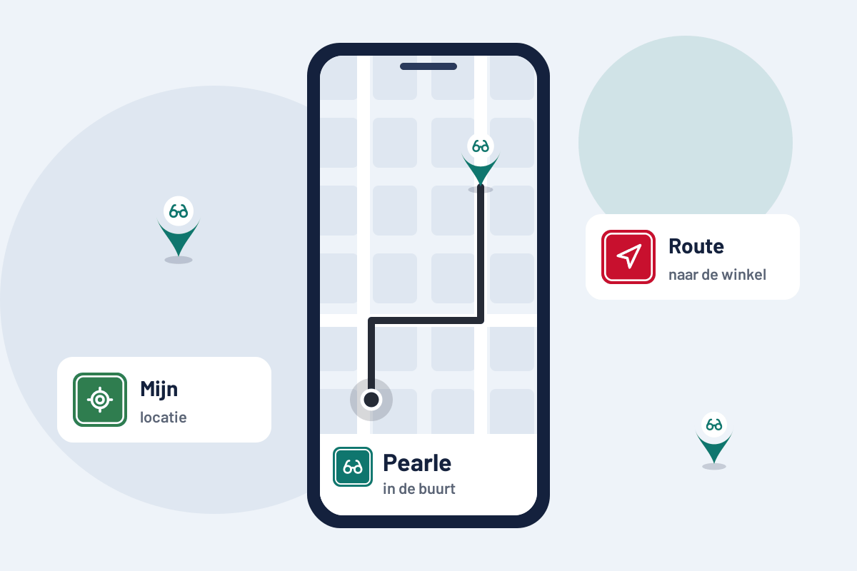 Pearle in de buurt: route naar de dichtstbijzijnde Pearle op uw telefoon